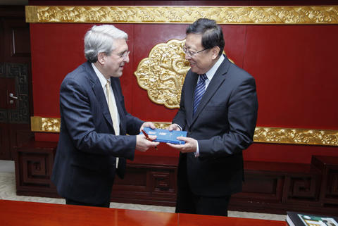 China Scholarship Council signing ceremony with Vice Minister of Education Hao Ping, March 22